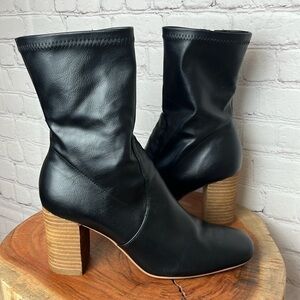 Silent D High Heel Careful Boots in Black